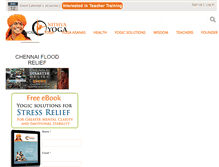 Tablet Screenshot of nithyayoga.com